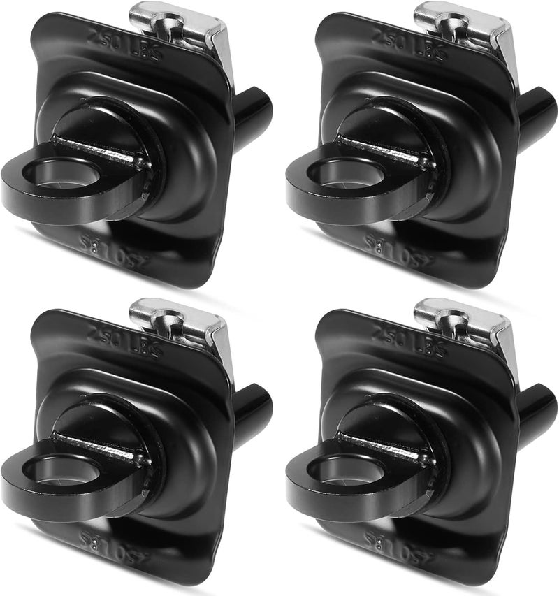 AUTOBABA Truck Bed Tie Down Anchors Compatible with 2014-2025 Chevy Silverado GMC Sierra 2015-2025 Chevy Colorado GMC Canyon Truck Bed Tie Downs - 4PCS Replacement Accessories 23146899 - Image 1